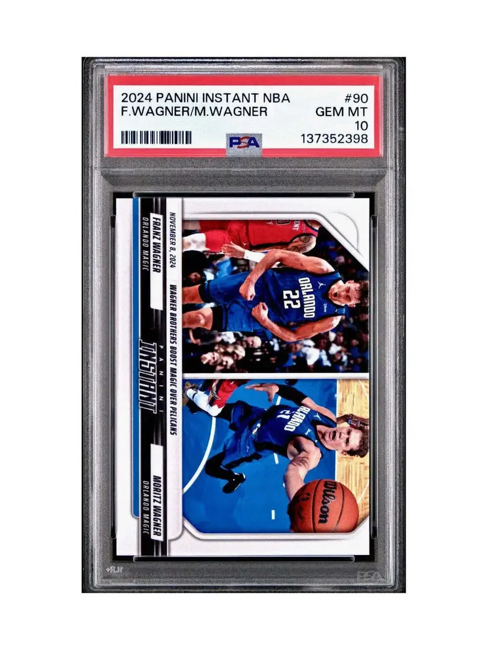 Franz Wagner / Moritz Wagner 2024 Panini NBA #90 Basketball PSA 10 Gem Mint
